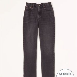 Abercrombie Curve Love Straight Jeans
